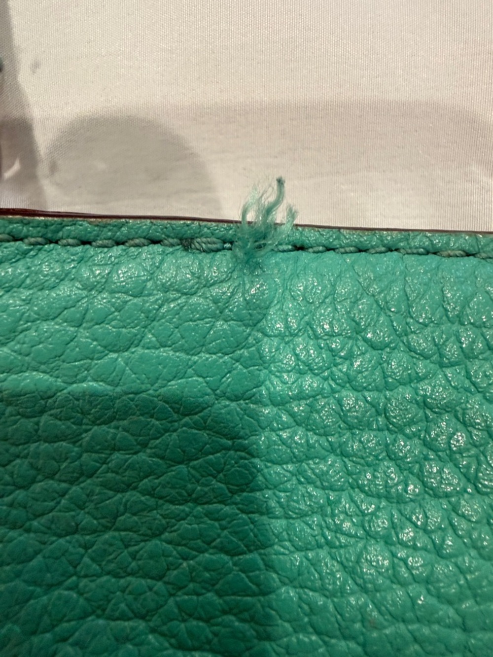 kate spade Green Teal Pebbled Leather Crossbody Bag - Picture 6 of 15